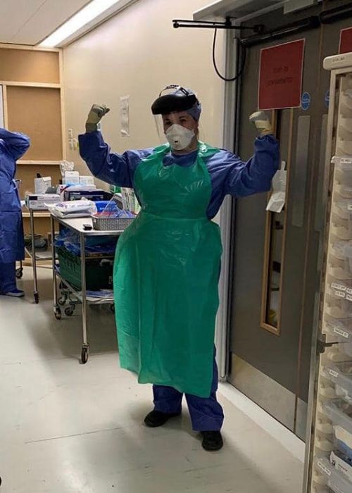 Supreme Visors PPE being used at Arrowe Park Hospital